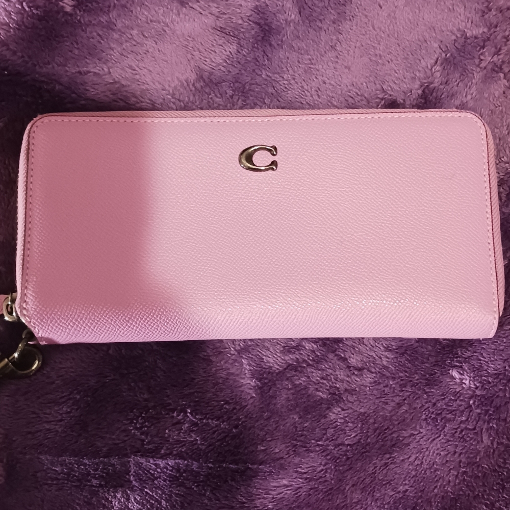 Purple Authentic Coach wallet